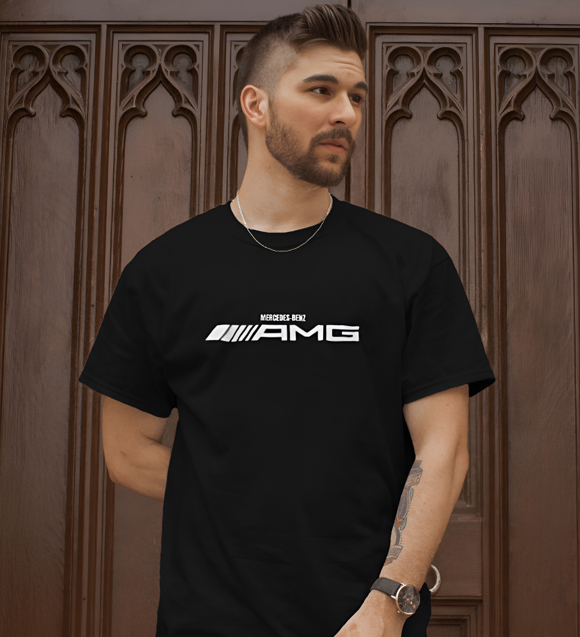Mercedes AMG(Green) | Regular Fit T shirt